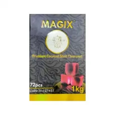 MAGIX COCONUT CHARCOAL 250 GM FLAT